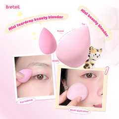 Bông Mút Trang Điểm Breteil Beauty Tools As Companions (4 Mút)