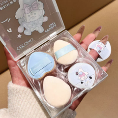 Set 5 Miếng Mút Mini Trang Điểm Gecomo Powoder Puff