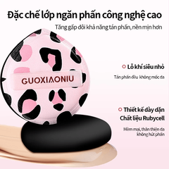 Mút Tán Nền Báo Đốm Guoxiaoniu Powder Puff