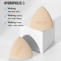 Bông Phấn Kim Tự Tháp Vacosi Versatile Makeup Sponge BP41