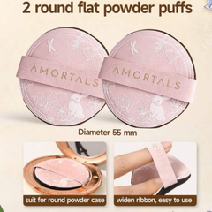 Set 2 Bông Phấn Phủ Amortals Artist Series Hand Garden Round Powder Puff