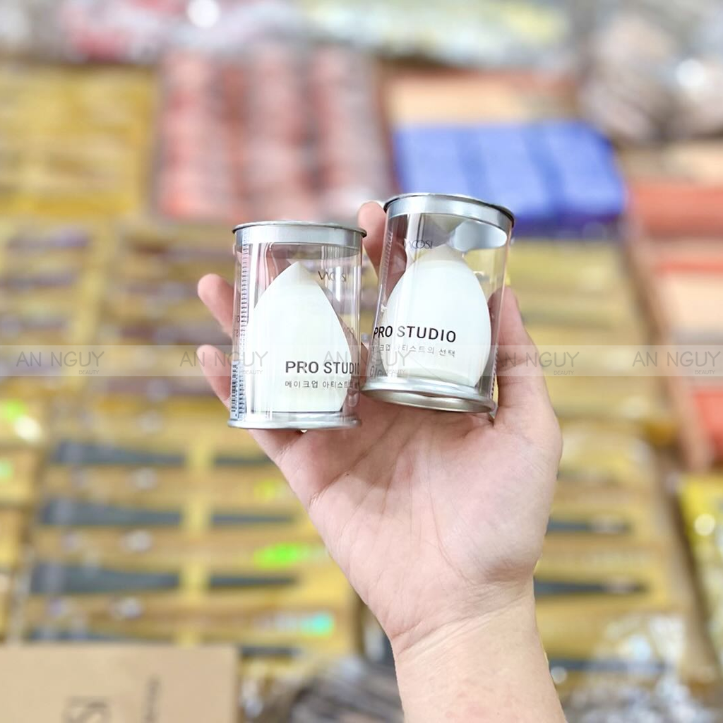 Bông Phấn Giọt Nước Vacosi Pro PRS Pro Blender (Màu Trắng)