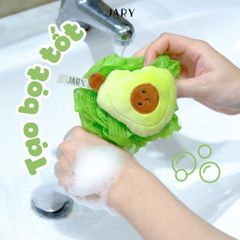 Bông Tắm Xơ Mướp Jary Loofah Bath Sponge Nhiều Màu