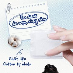 Bông Tẩy Trang Cao Cấp Horus Rectangular Soft Cotton Pad 200 Miếng
