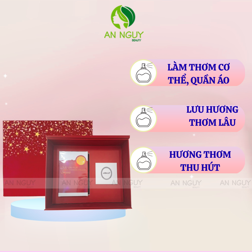 Bộ Quà Tặng Nước Hoa Armaf Eau De Parfum + Sáp Thơm Hoa Khô