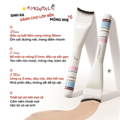 Cọ Dàn Kem Nền Hình Lưỡi Liềm Siêu Mỏng Amortals Foundation Brush