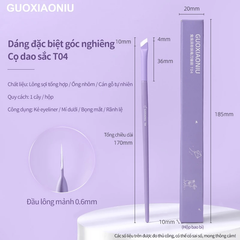 Cọ Kẻ Mắt Góc Cạnh Guoxiaoniu Bunny Angled Eyeliner Brush