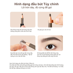 Chì Xé Kẻ Mày Ukiss One-Pull No-Shave Eyebrow Pencil 3.8g