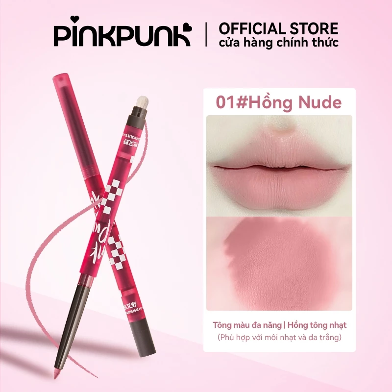 Chì Kẻ Viền Môi 3in1 PinkPunk One-Touch Plumping Lip Liner 0,25g