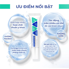 Gel Chấm Mụn Trioderma Hỗ Trợ Giảm Mụn Viêm Sưng Đỏ, Giúp Mờ Thâm Mụn 15g