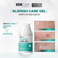 Gel Chấm Mụn MD Care Blemish Care Gel Hỗ Trợ Làm Dịu Và Cải Thiện Mụn Viêm 15ml