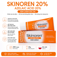 Kem Chấm Mụn Skinoren Cream Acid Azelaic 20% Giảm Mụn Mờ Thâm 30g