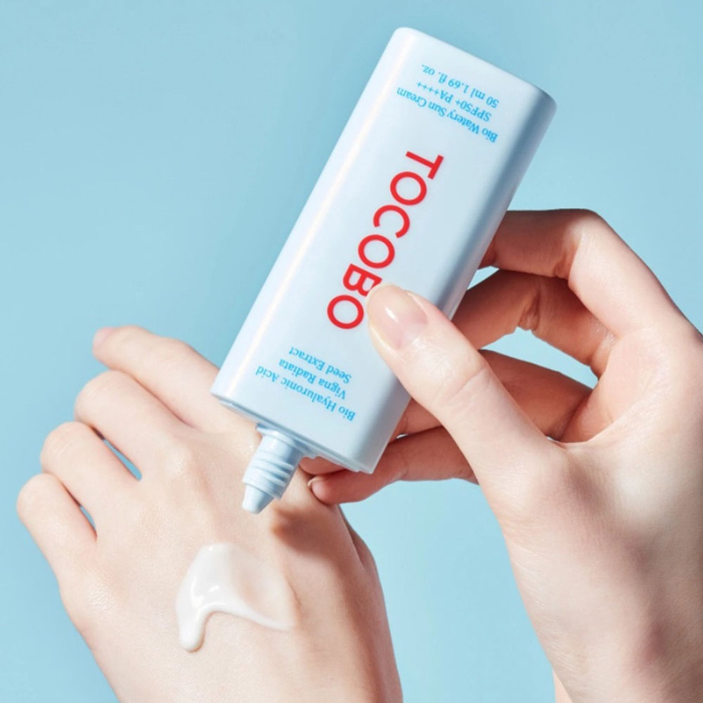 Kem Chống Nắng Thuần Chay, Dưỡng Ẩm Tocobo Bio Watery Sun Cream SPF 50 PA++++ 50ml