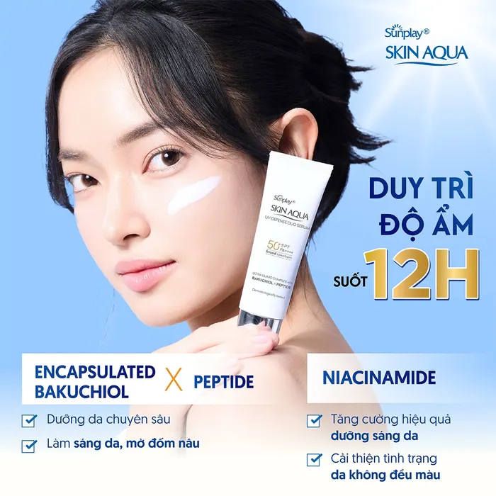 Serum Chống Nắng Skin Aqua UV Defense Duo Serum Dưỡng Da Chuyên Sâu 30g