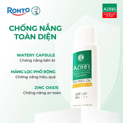 Sữa Chống Nắng Acnes Blemish Control Sunscreen Ngăn Ngừa Mụn Cho Da Mụn, Nhạy Cảm SPF 50+ PA++++ 50g