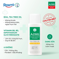 Sữa Chống Nắng Acnes Blemish Control Sunscreen Ngăn Ngừa Mụn Cho Da Mụn, Nhạy Cảm SPF 50+ PA++++ 50g