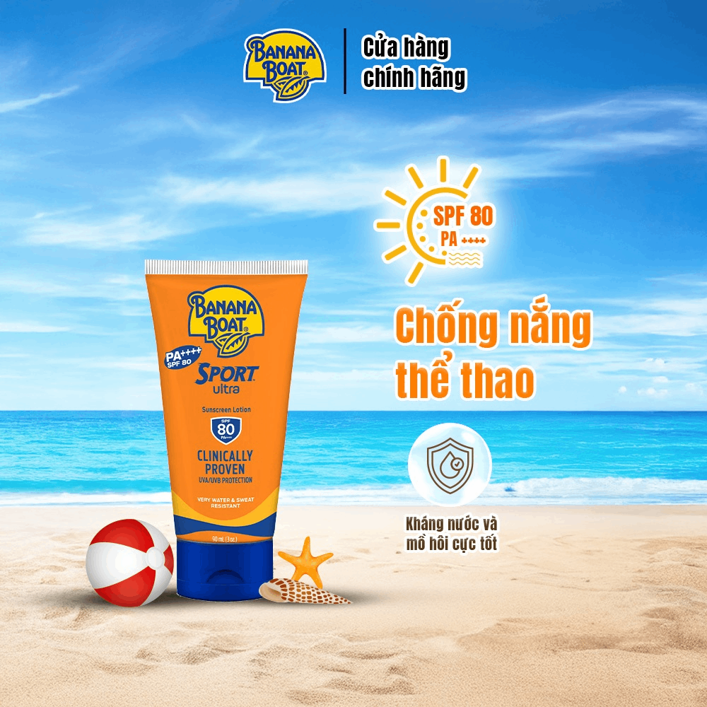 Kem Chống Nắng Thể Thao Banana Boat Sport Ultra Sunscreen Lotion 90ml
