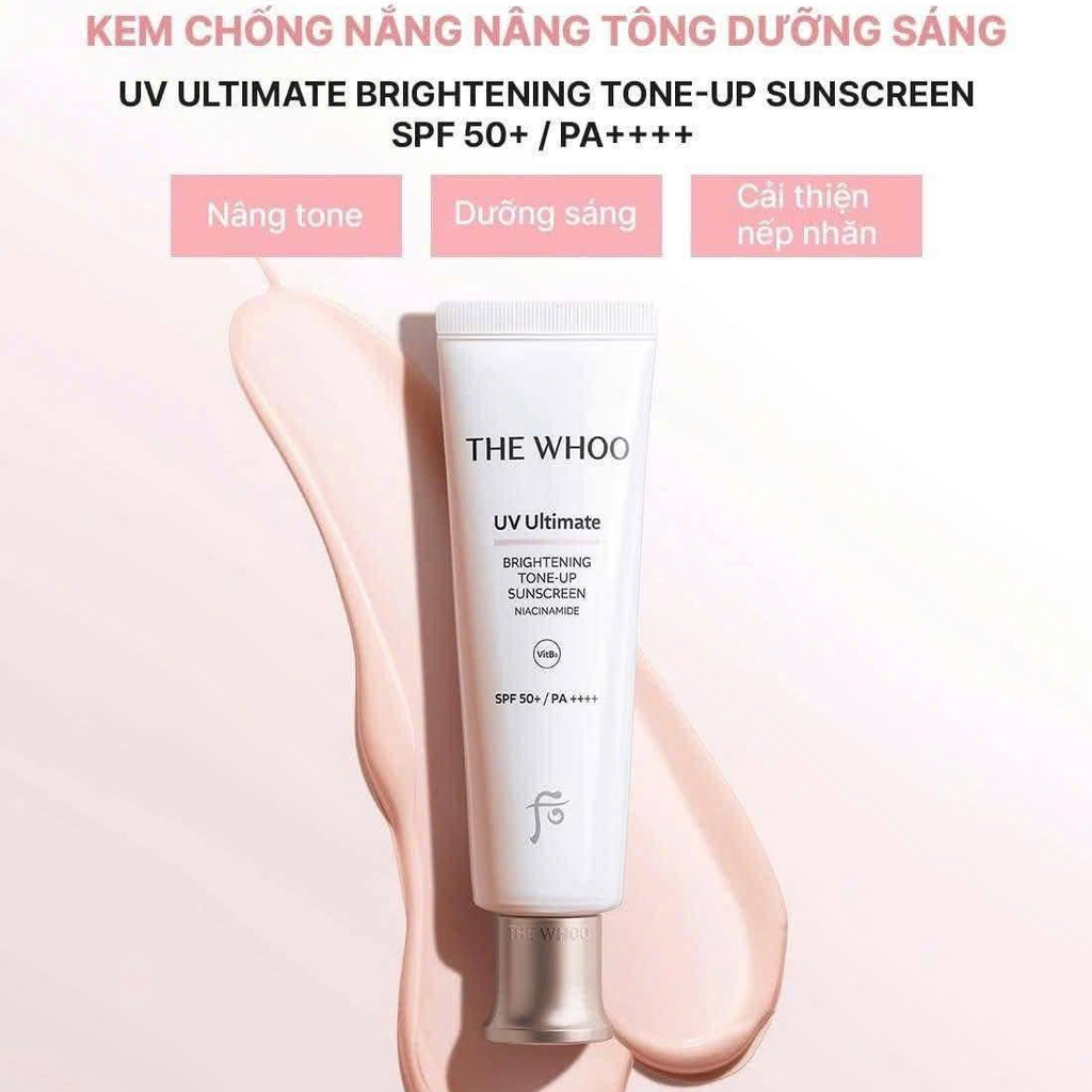 Kem Chống Nắng Nâng Tông THE WHOO UV Ultimate Brightening Tone - Up Sunscreen 50ml