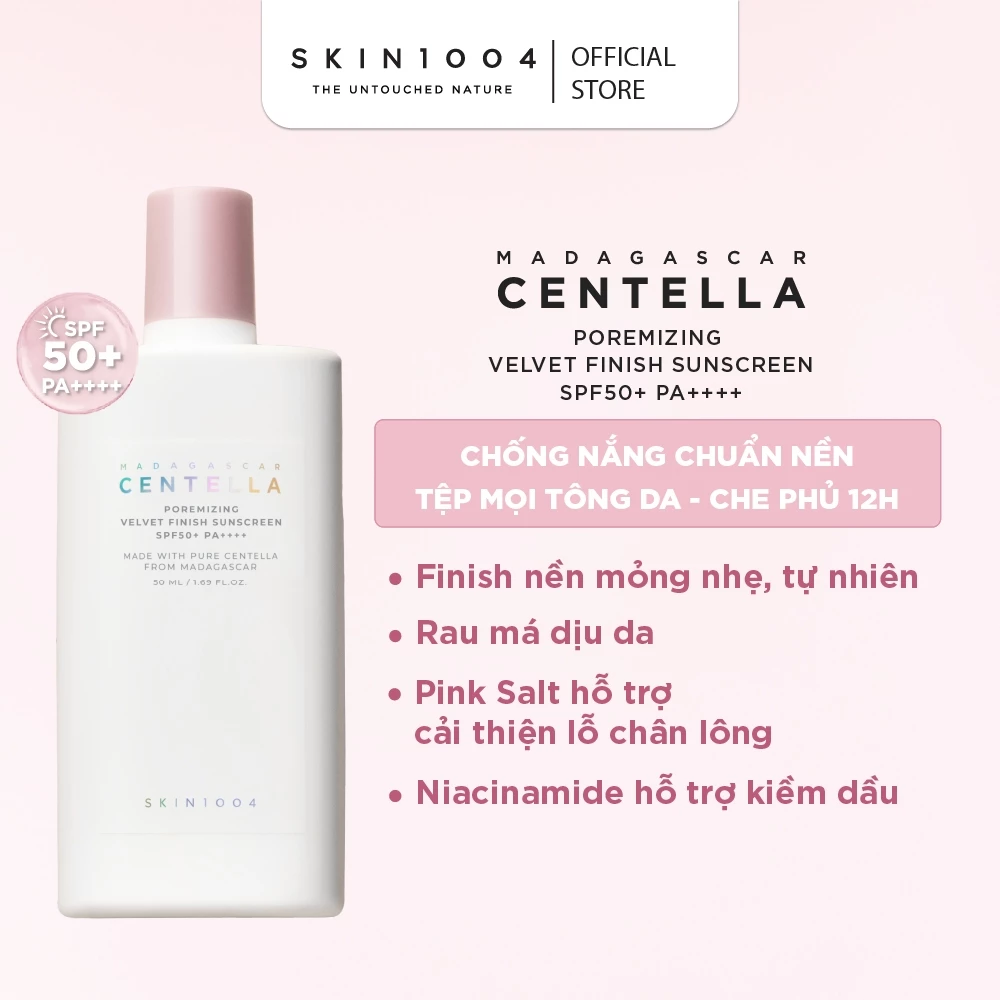 Kem Chống Nắng Skin1004 Madagasca Centella Poremizing Sun Cream SPF50+ PA++++ 50ml