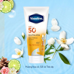 Dưỡng Thể Chống Nắng Vaseline Gluta-Hya Glow Defense UV Serum SPF50+ PA++++ 260ml