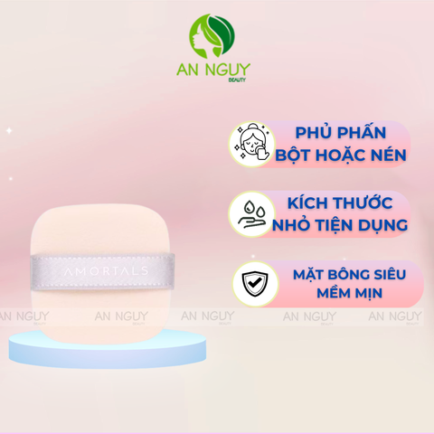 Bông Phấn Amortals Triple-A Pressed Powder Puff