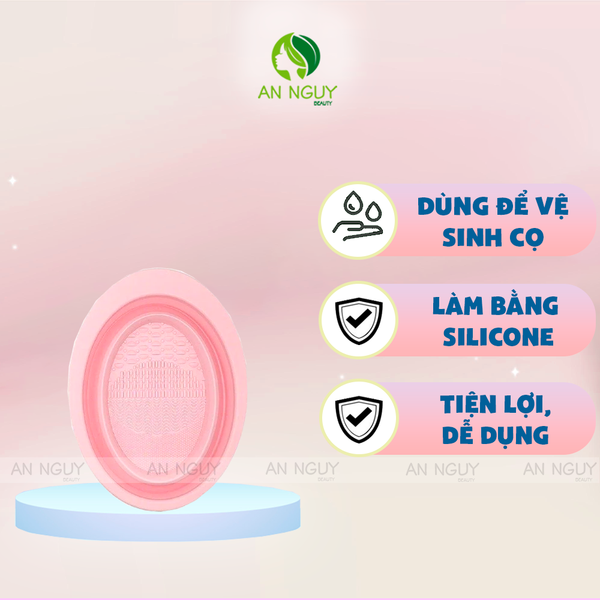Chậu Làm Sạch Cọ Trang Điểm Silicone Makeup Brush Cleansing Nhiều Màu