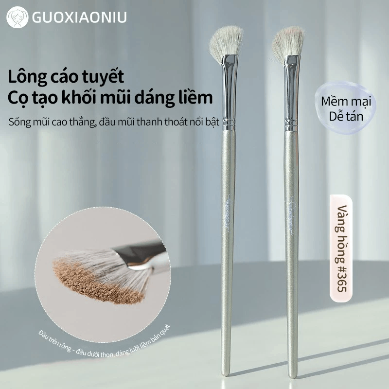 Cọ Trang Điểm Guoxiaoniu Rose Gold Brush