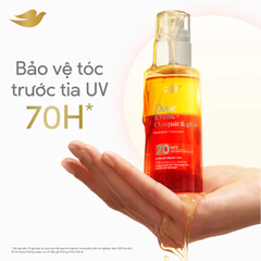 Serum Dưỡng Tóc Dove Repair Bi-phase Serum + Oil 2 Trong 1 Cho Tóc Bóng Mượt 77ml