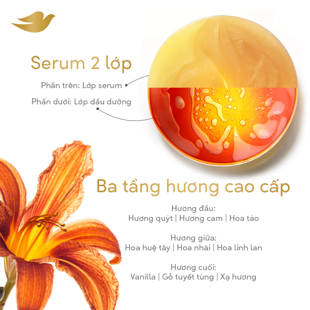 Serum Dưỡng Tóc Dove Repair Bi-phase Serum + Oil 2 Trong 1 Cho Tóc Bóng Mượt 77ml