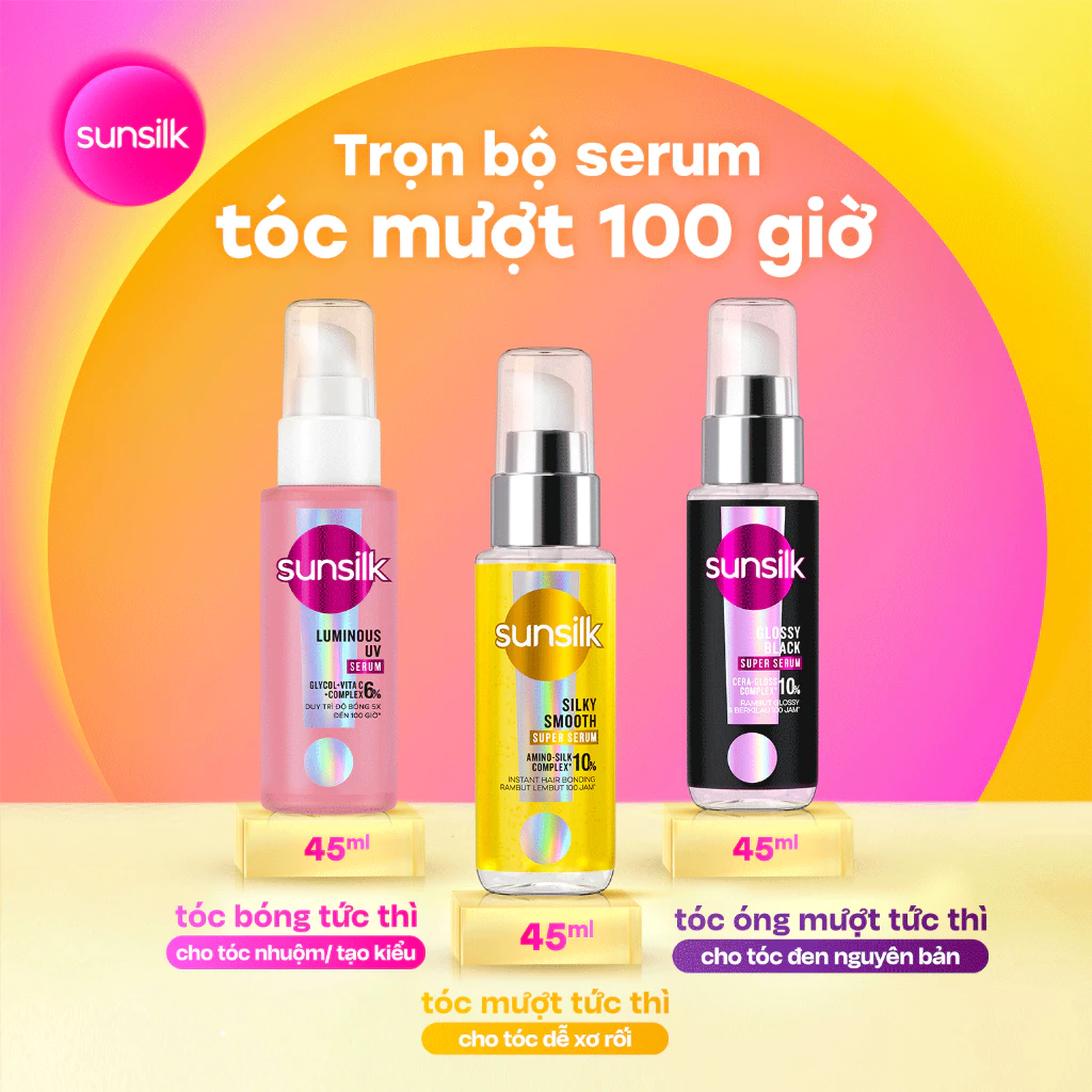 Tinh Chất Dưỡng Tóc Sunsilk Serum Dưỡng Tóc Bóng Mượt 45ml