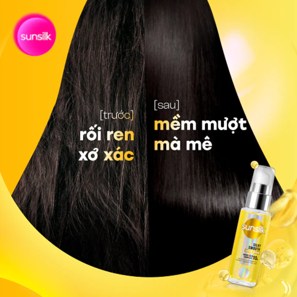 Tinh Chất Dưỡng Tóc Sunsilk Serum Dưỡng Tóc Bóng Mượt 45ml