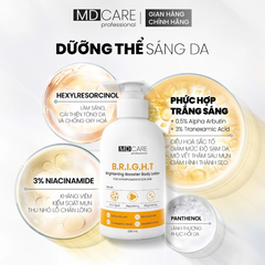 Sữa Dưỡng Thể MD Care Brightening Booster Body Lotion Sáng Da, Mờ Thâm 200ml