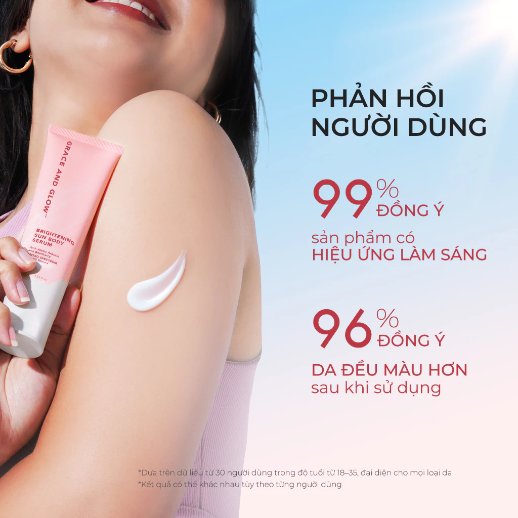 Sữa Dưỡng Thể Grace And Glow Black Opium Brightening Sun Body Serum Chống Nắng Làm Sáng Da 100ml