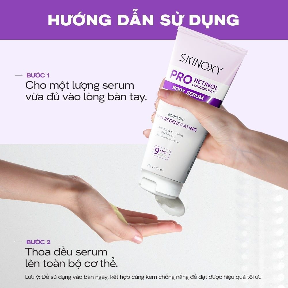 Tinh Chất Dưỡng Thể Skinoxy Concentrate Body Serum Dưỡng Sáng Đều Màu Da 275gr