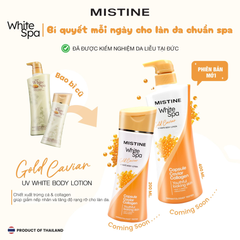 Sữa Dưỡng Thể Mistine White Spa Whitening Lotion Hỗ Trợ Làm Sáng Da 200ml