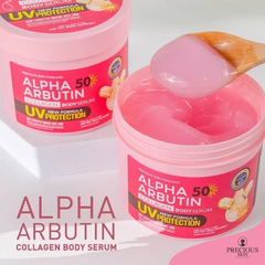 Kem Dưỡng Thể Alpha Arbutin Collagen Body UV New Kích Trắng Da Chống Nắng SPF 50 500g