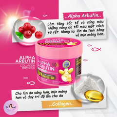 Kem Dưỡng Thể Alpha Arbutin Collagen Body UV New Kích Trắng Da Chống Nắng SPF 50 500g