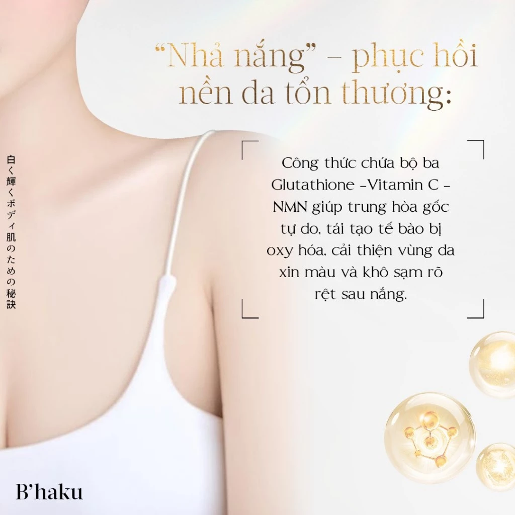 Kem Ủ Trắng B’haku Whitening Pack Dưỡng Sáng, Làm Dịu Phục Hồi Da Cháy Nắng 360ml