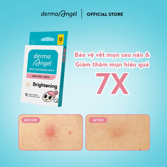 Miếng Dán Mụn Derma Angel Spot Lightening Patch Mờ Thâm Sáng Da 12 Miếng