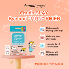 Miếng Dán Mụn Derma Angel Acne Beauty Patch Vui Nhộn 12+3 Miếng