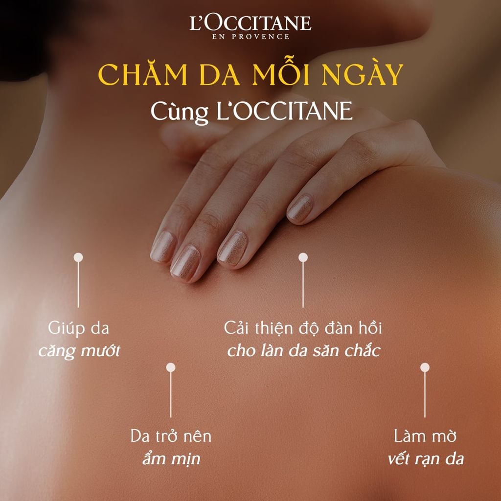 Dầu Dưỡng Thể Hạnh Nhân L'Occitane Almond Supple Skin Oil Làm Mềm, Phục Hồi Da Săn Mịn 100ml