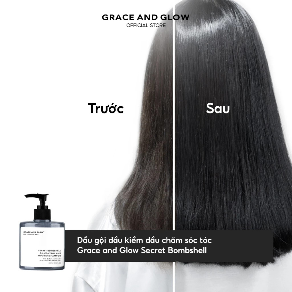 Dầu Gội Kiềm Dầu Grace And Glow Secret Bombshell Oil Control & Nourish Shampoo 400ml