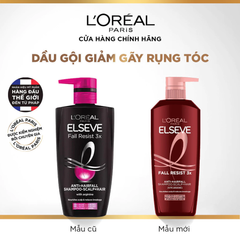 Dầu Gội L'Oreal Elseve Fall Resist 3X Anti-Hairfall Shampoo-Scalp+Hair Ngăn Gãy Rụng Tóc 620ml