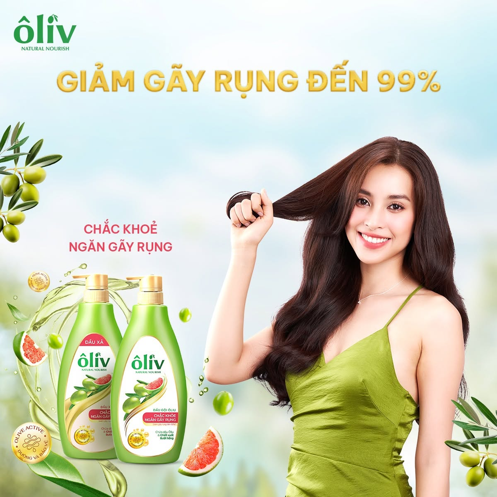 Dầu Gội Ôliv Natural Nourish Olive Shampoo 650ml + Dầu Tắm Ôliv Natural Nourish Dưỡng Ẩm 250ml
