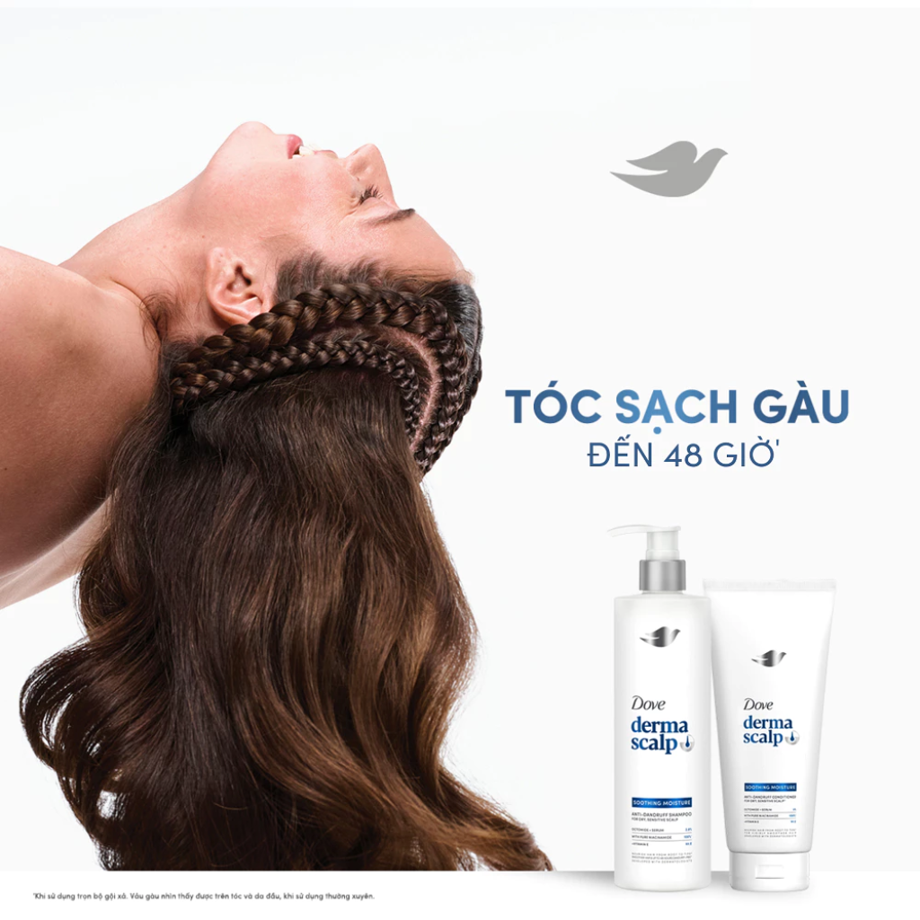 Dầu Gội Dove Derma Scalp For Oily Scalp Shampoo 340ml