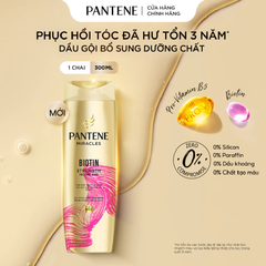 Dầu Gội Pantene Miracles Silicone-Free Pro-V Shampoo 300ml