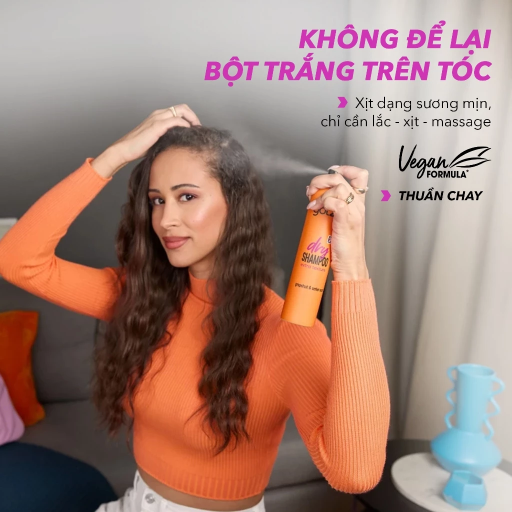 Dầu Gội Khô Got2b Extra Volume Dry Shampoo 200ml