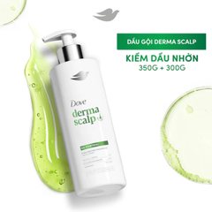 Dầu Gội Dove Derma Scalp For Oily Scalp Shampoo 340ml