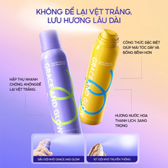 Dầu Gội Khô Grace And Glow Dry Shampoo Làm Phồng Tóc, Kiểm Soát Dầu 150ml