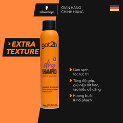 Dầu Gội Khô Got2b Extra Volume Dry Shampoo 200ml